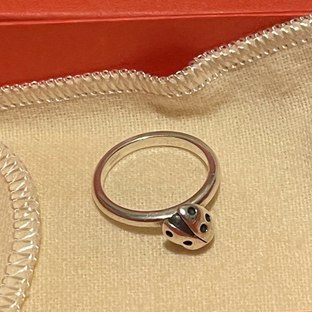 James Avery Silver Ladybug Ring - image 2